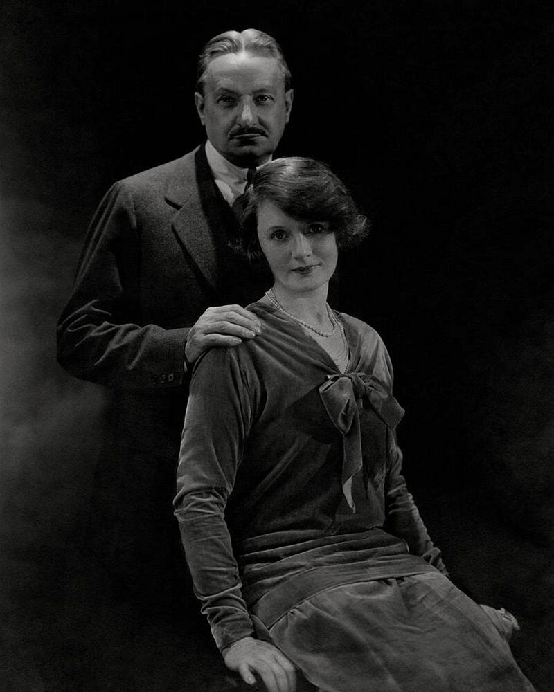Портрет Флоренца Зигфельда и жены Билли, 1927 г. Фотограф Эдвард Стайхен