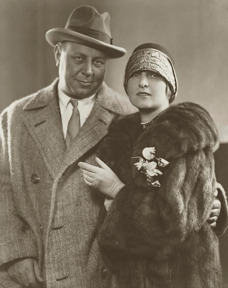 Портрет Эмиля Яннингса и его жены Гасси Холл, 1927 г. Фотограф Эдвард Стайхен