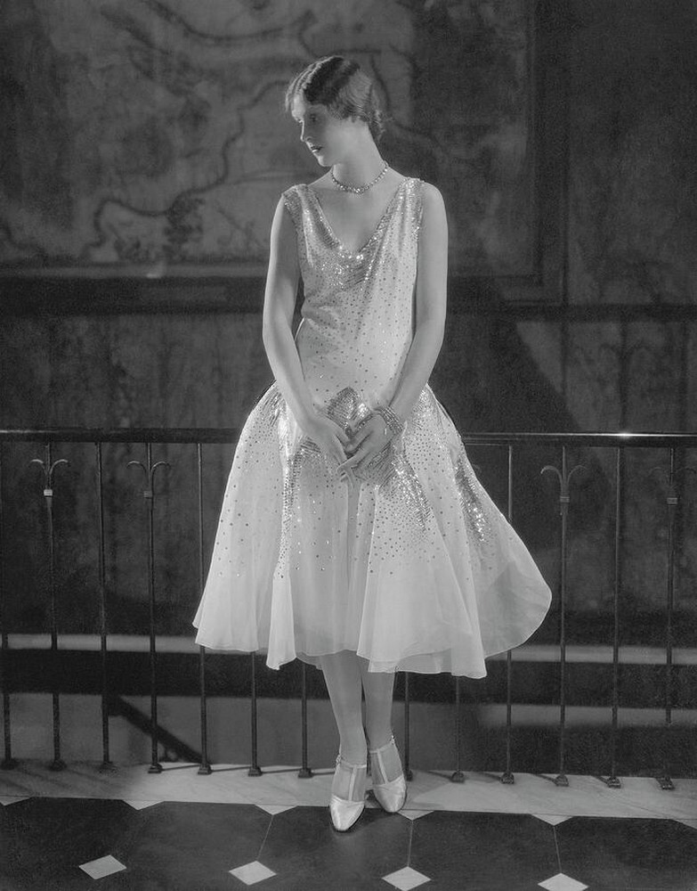 Caja Eric в вечернем платье, 1928 г. Фотограф Эдвард Стайхен