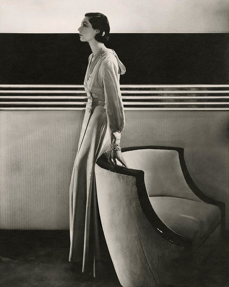 Ilka Chase в черном Starr и Frost-gorham, 1933 г. Фотограф Эдвард Стайхен