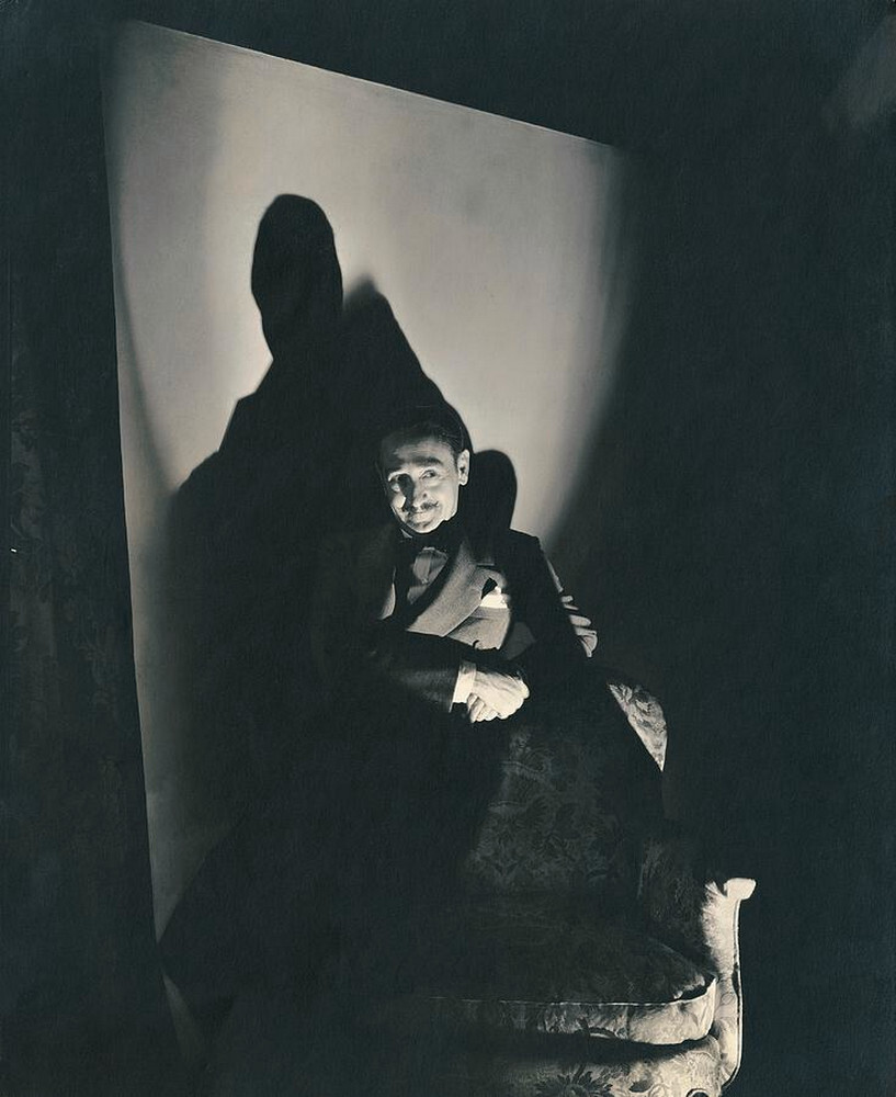 Адольф Менжу в тени, 1932 г. Фотограф Эдвард Стайхен