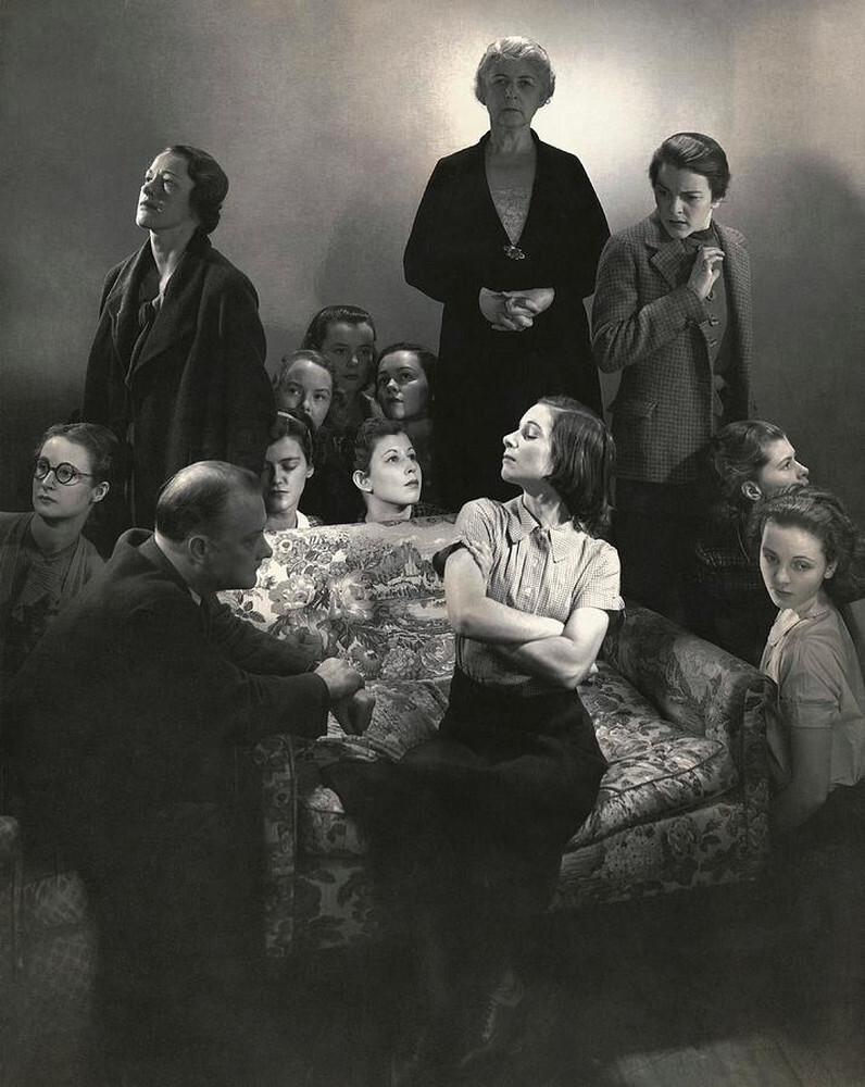 Актерский состав Детского часа, 1935 г. Фотограф Эдвард Стайхен