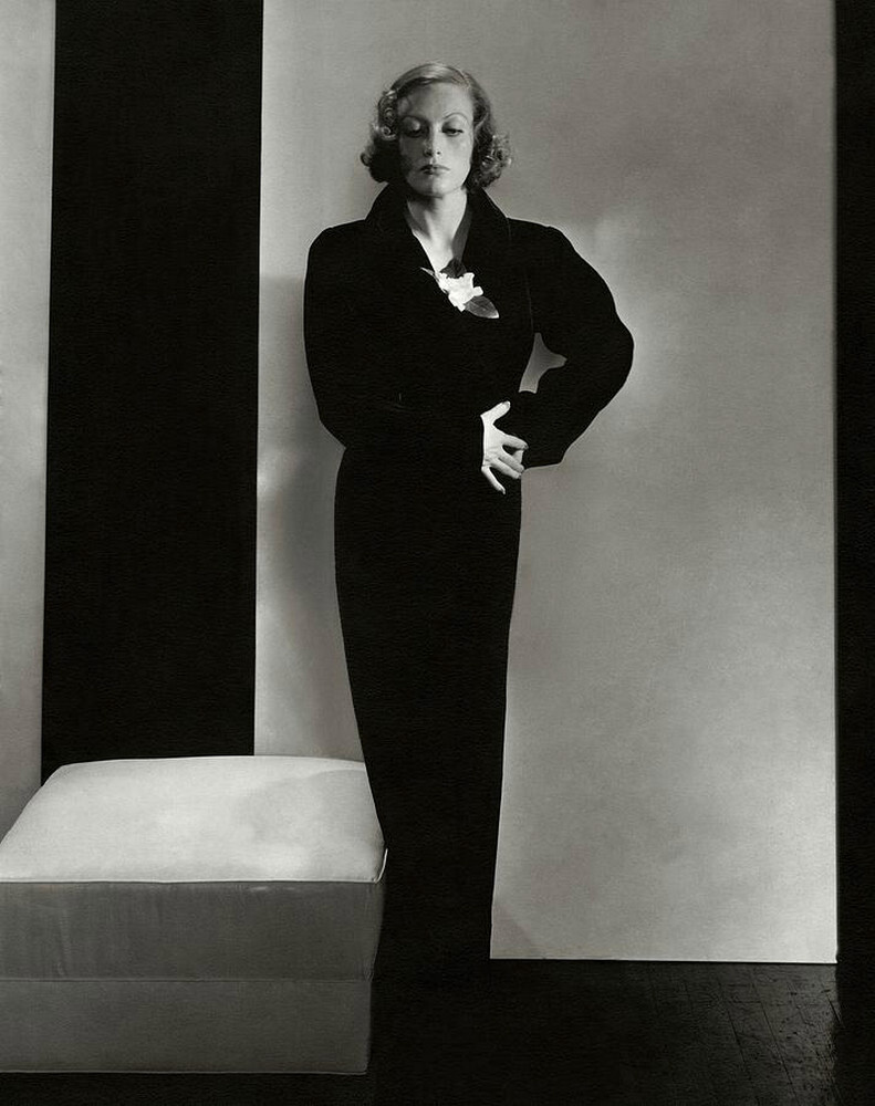 Джоан Кроуфорд в платье Schiaparelli, 1932 г. Фотограф Эдвард Стайхен