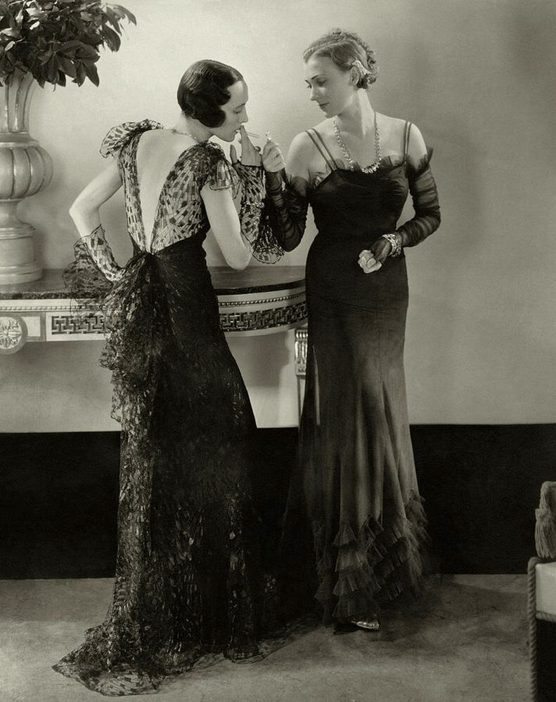 Модели в вечерних платьях, 1934 г. Фотограф Эдвард Стайхен