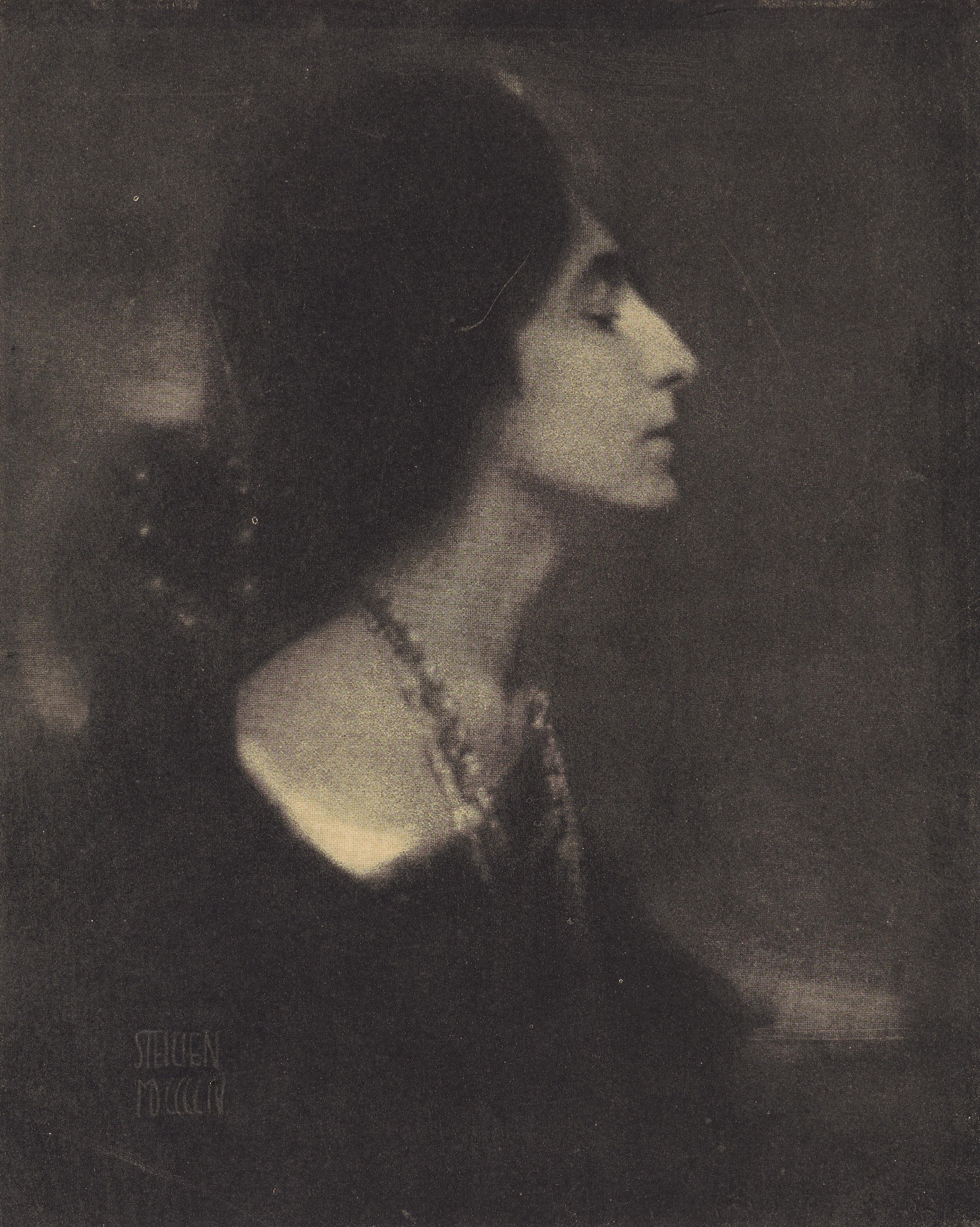 Профиль, 1906 г. Фотограф Эдвард Стайхен