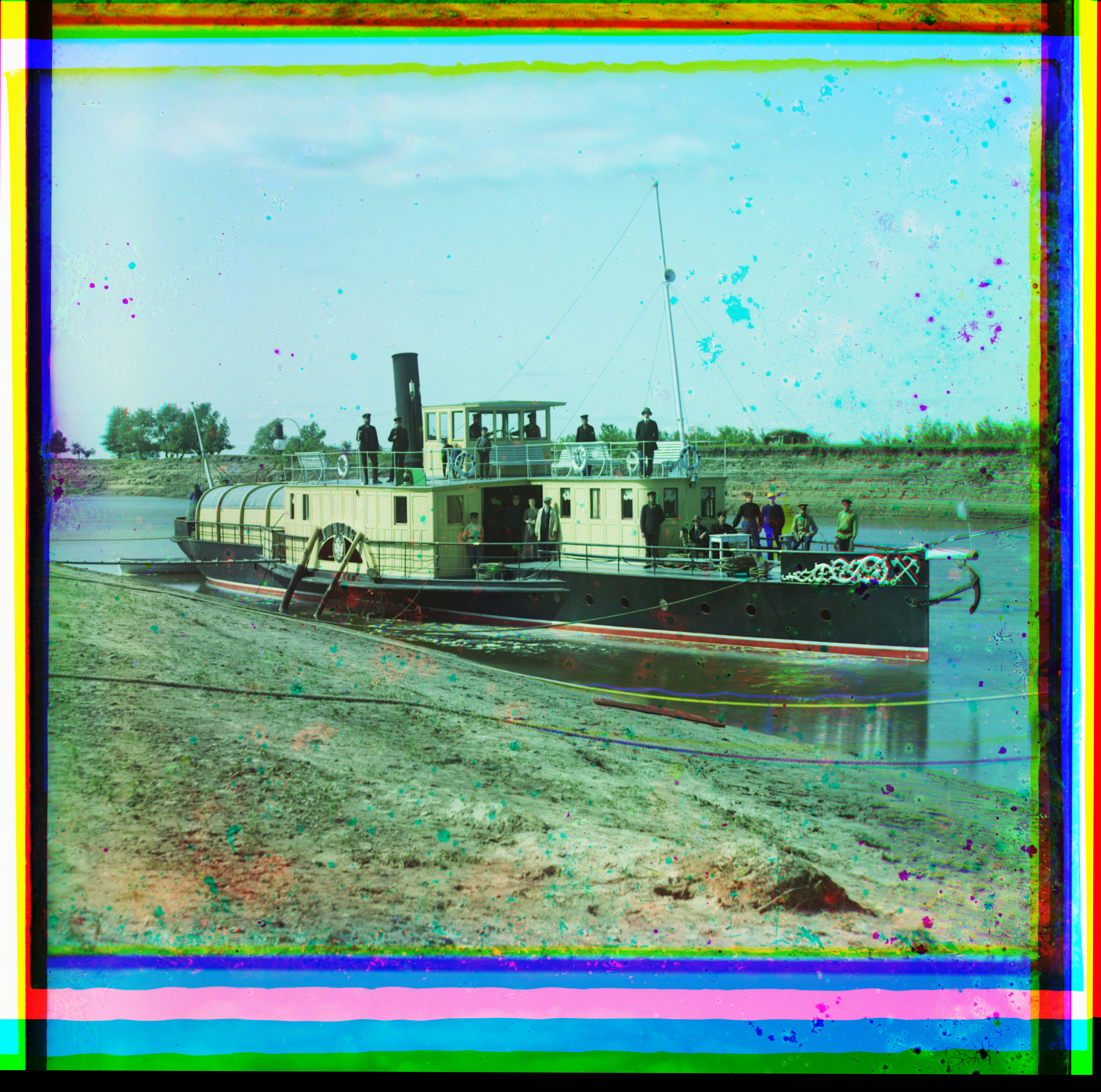 Пароход Тюмень Министерства связи и транспорта, 1912 г., фотограф Сергей Прокудин-Горский
