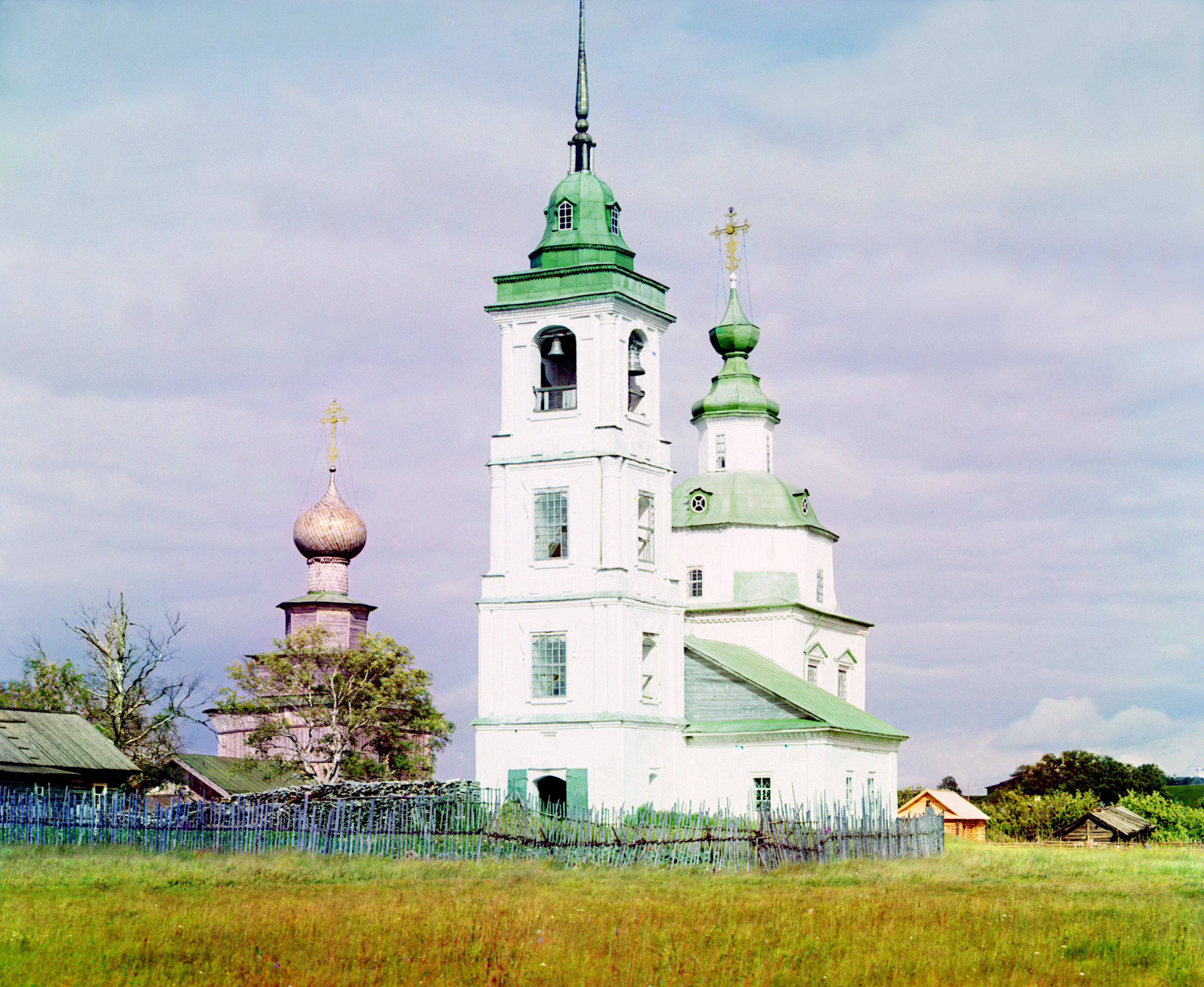 Церковь Пресвятой Богородицы. Белозерск, Российская империя, 1909, фотограф Сергей Прокудин-Горский