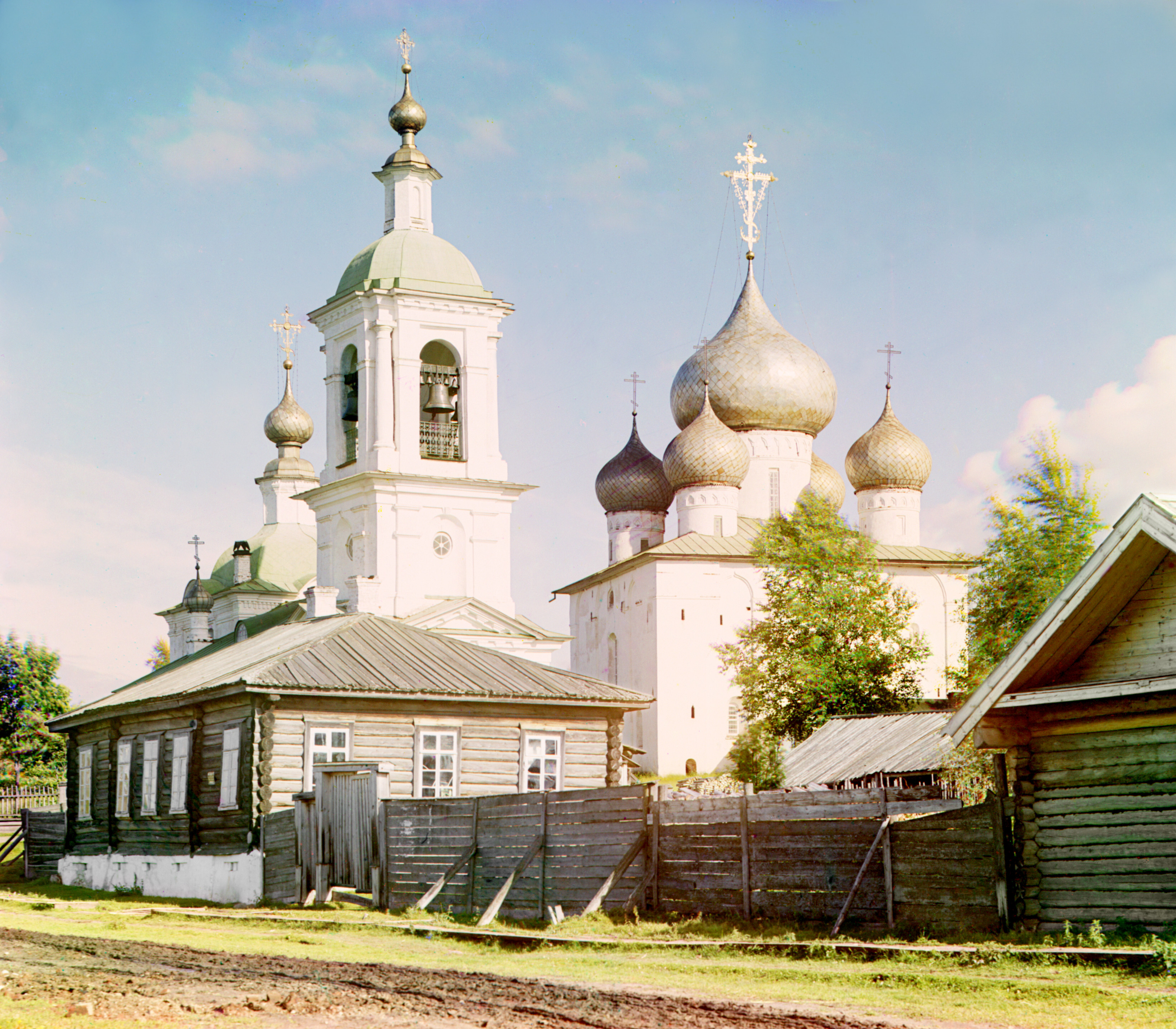 Церковь Успения Божией Матери. Белозерск, Российская империя, 1909, фотограф Сергей Прокудин-Горский