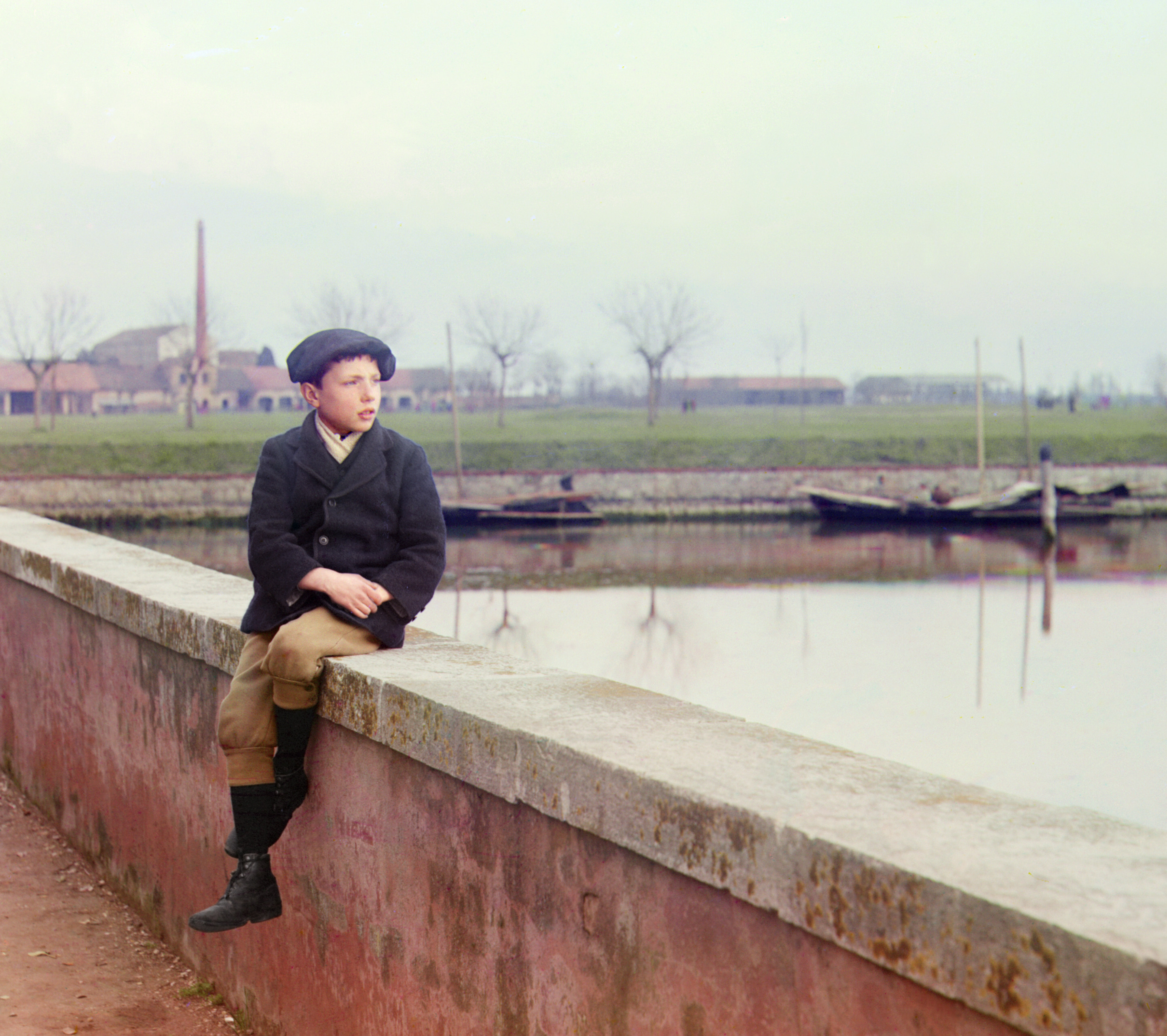На острове Капри, 1905-1915 г, фотограф Сергей Прокудин-Горский