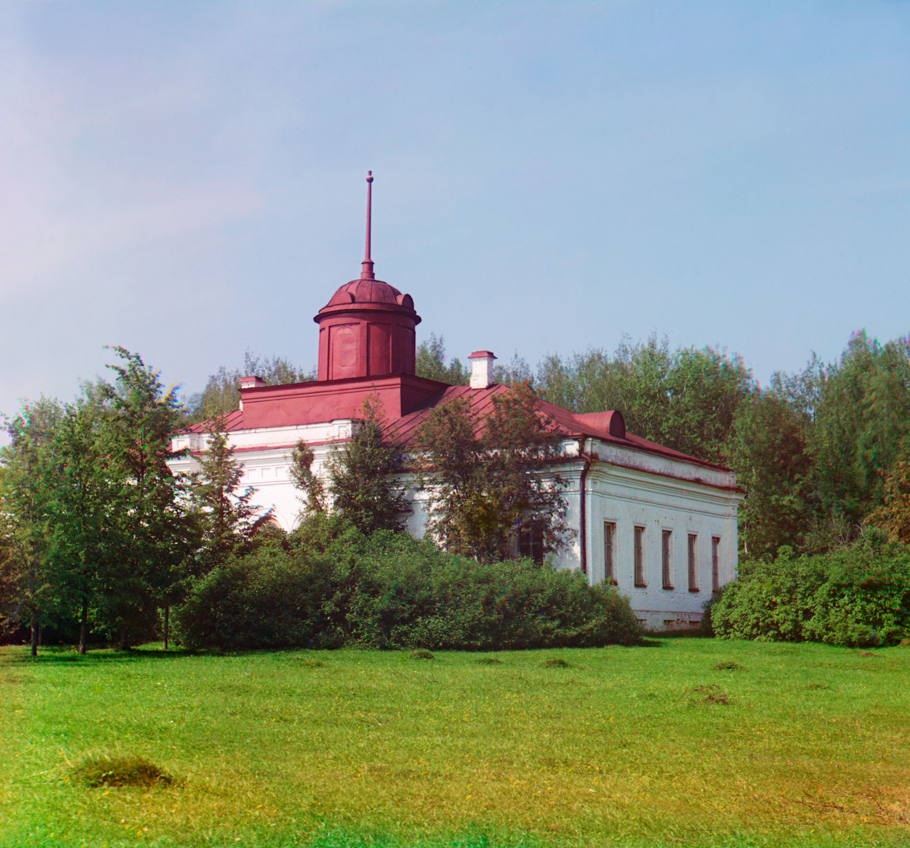 Особняк Петра I на Переяславском озере. Под Переяславлем-Залесским, 1911 г., фотограф Сергей Прокудин-Горский