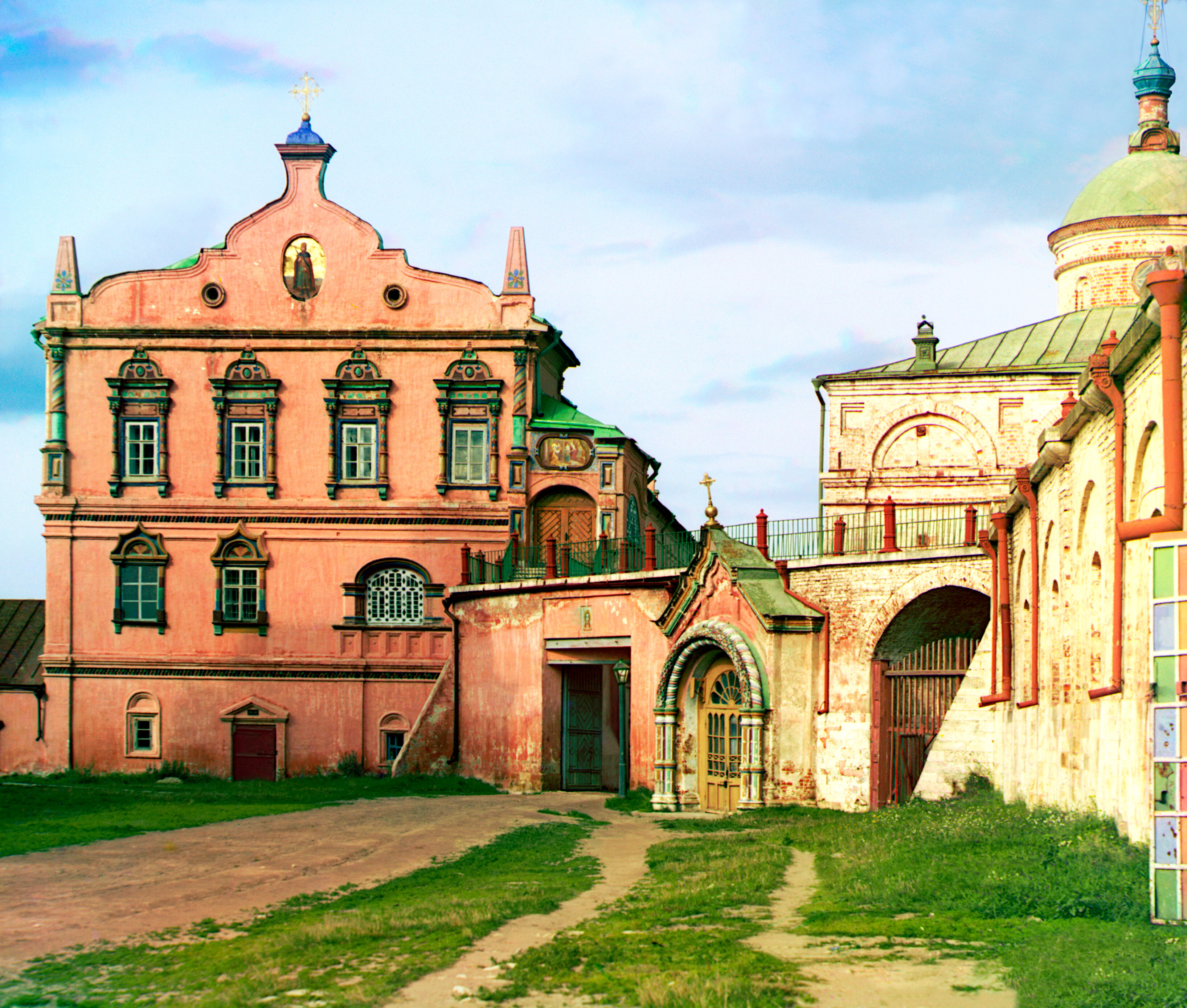Бывший особняк великих князей, ныне дом архиепископа. Рязань, 1912 г., фотограф Сергей Прокудин-Горский