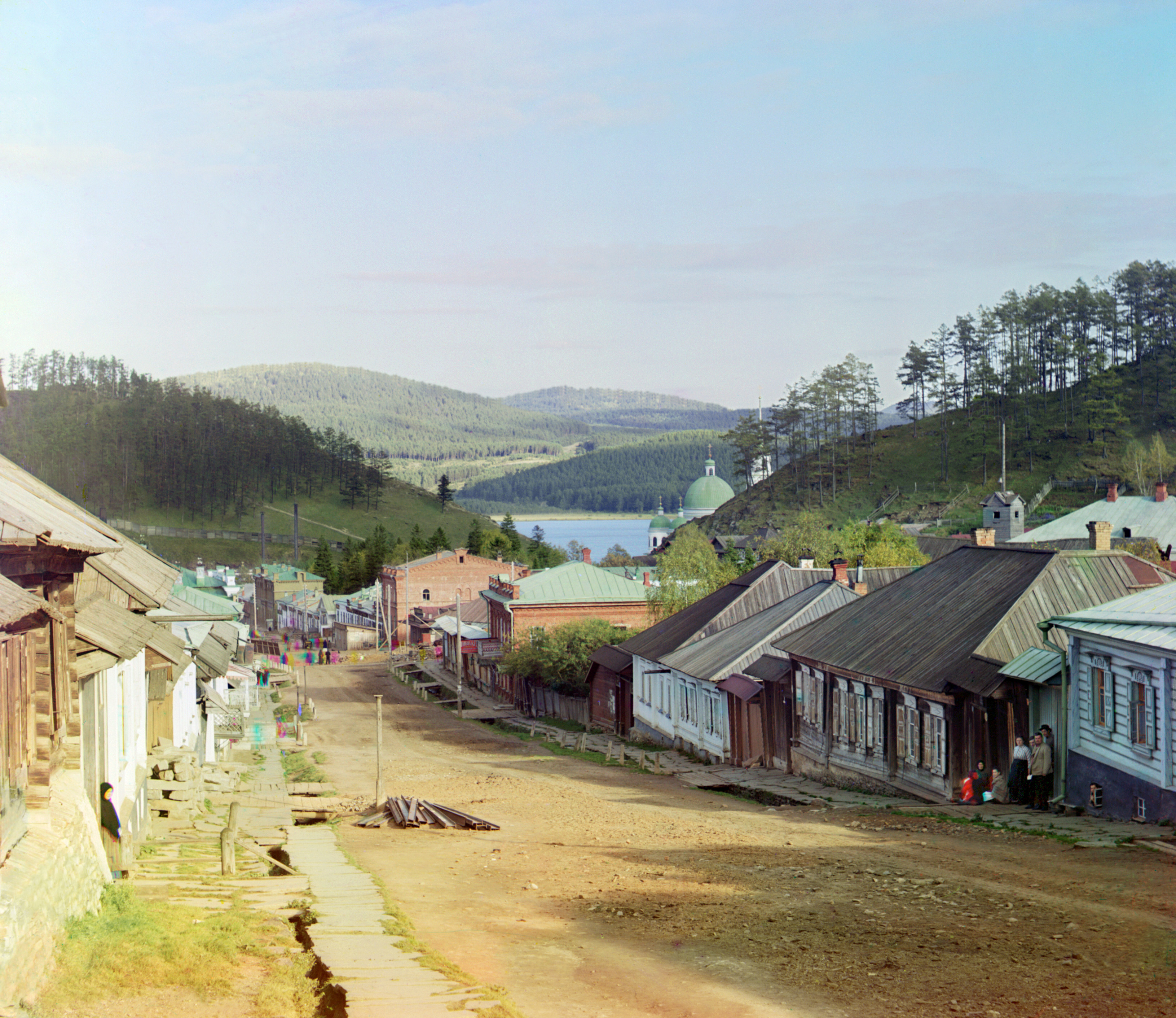 В городе Златоусте, 1910, фотограф Сергей Прокудин-Горский