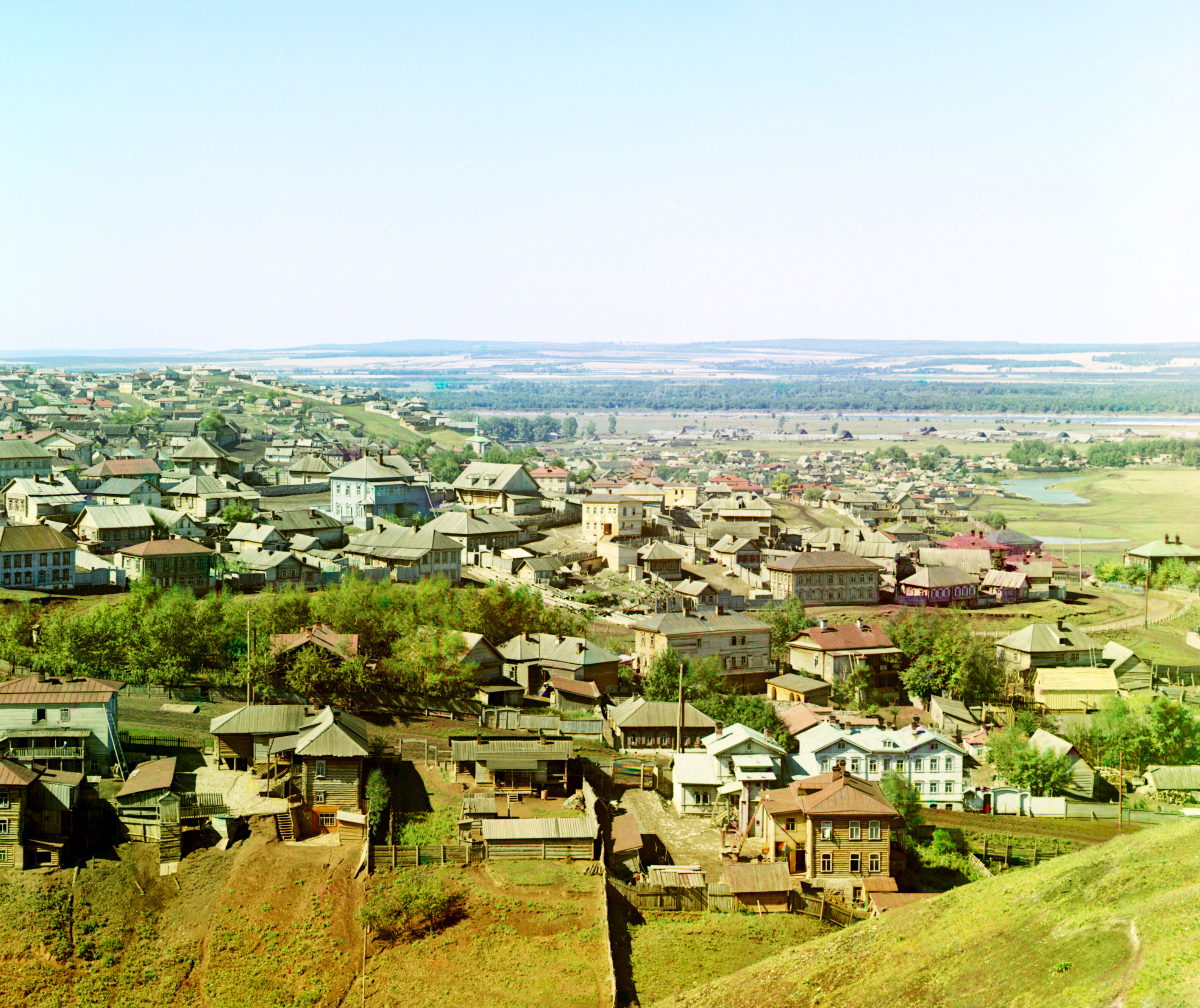 Уфа. Межгорье, 1910, фотограф Сергей Прокудин-Горский