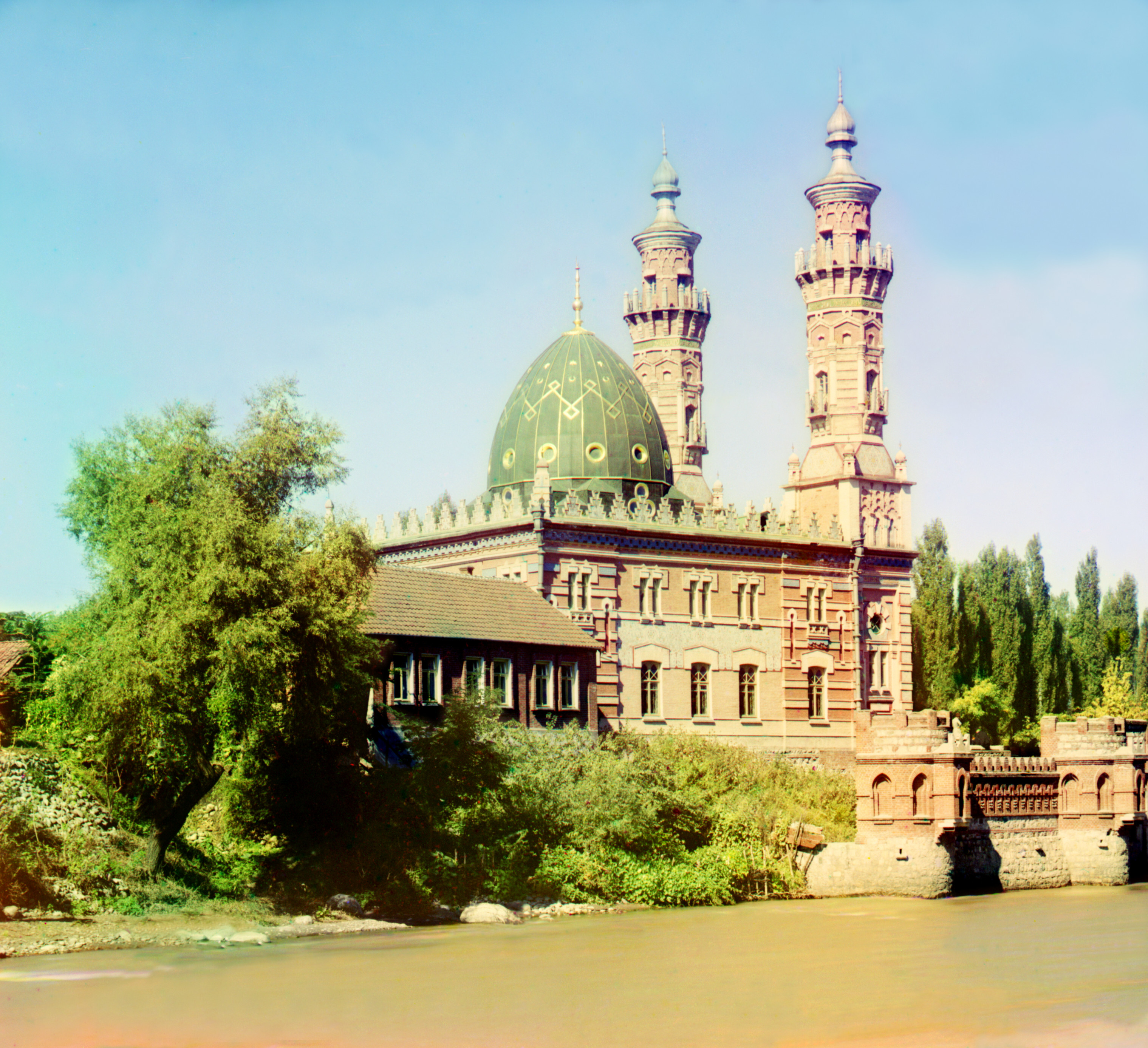 Мечеть во Владикавказе, 1905-1915, фотограф Сергей Прокудин-Горский