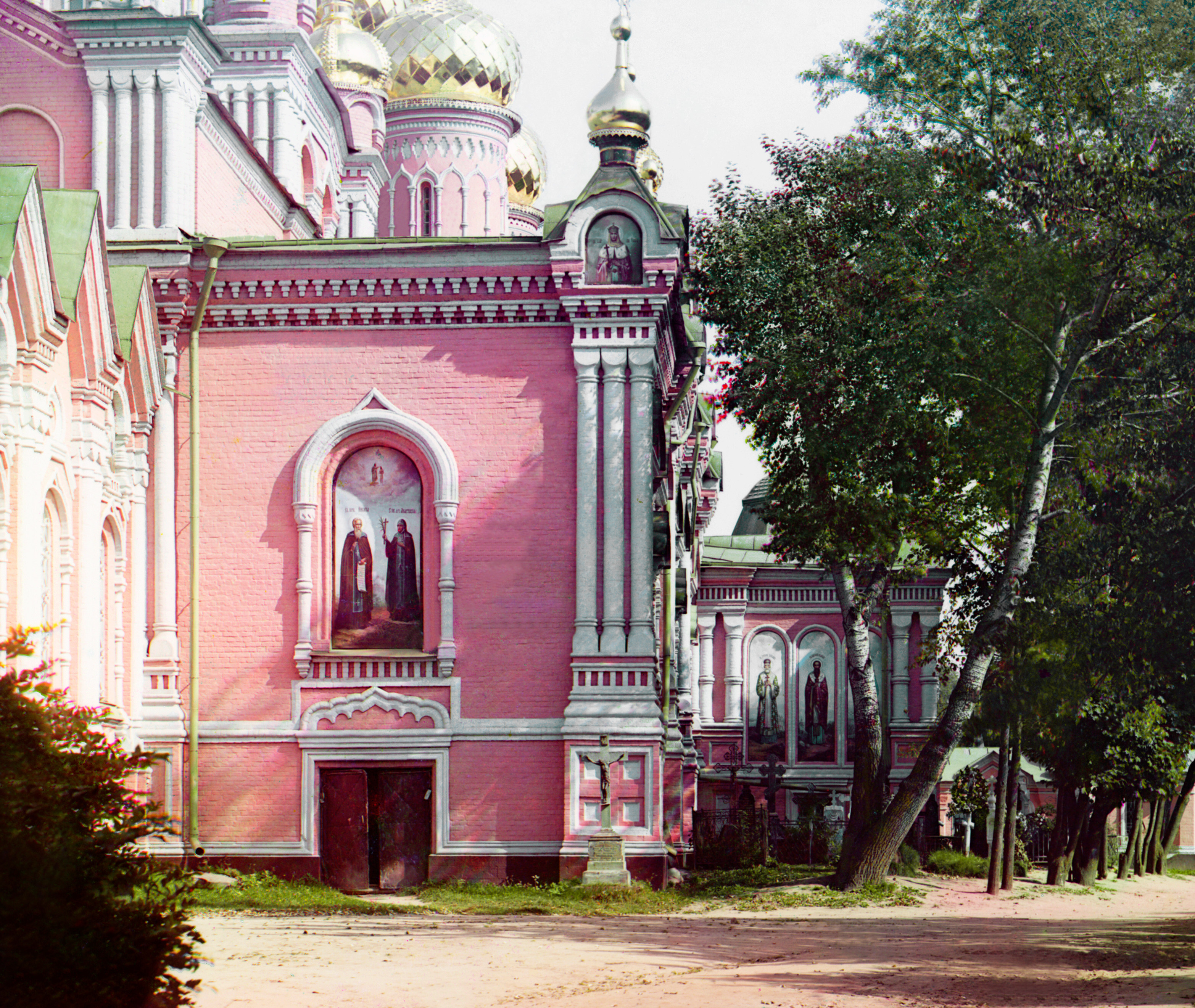 Богоявленский женский монастырь. Кострома, 1910, фотограф Сергей Прокудин-Горский