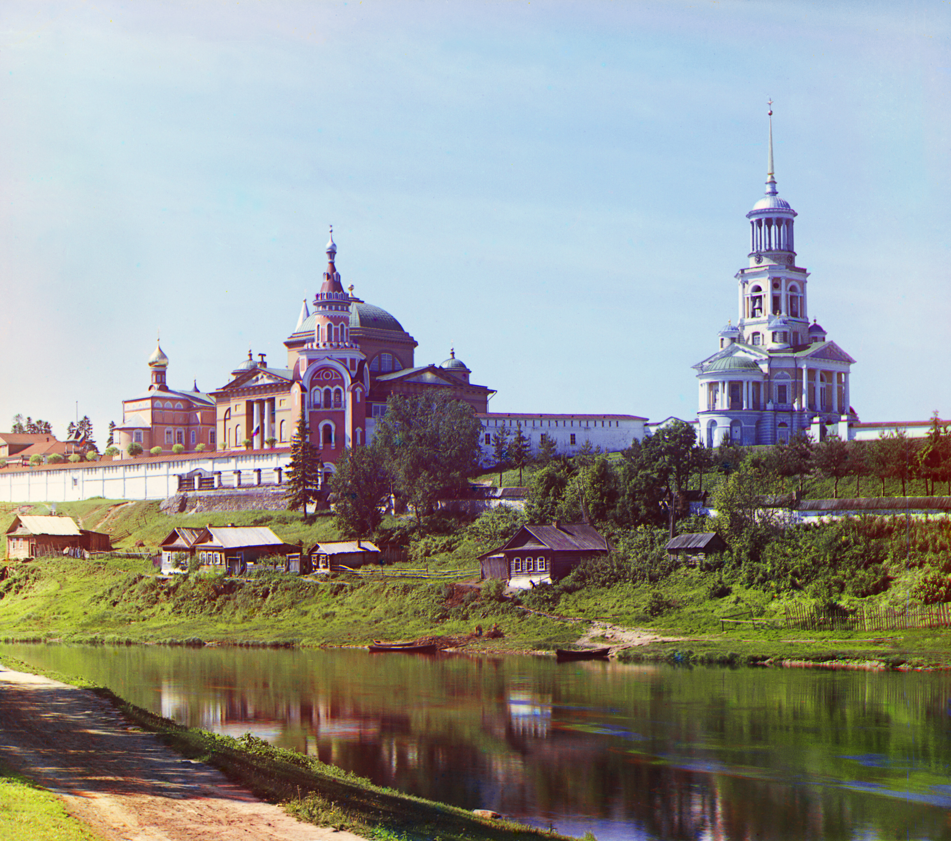Борисо-Глебский мужской монастырь. Торжок, 1910, фотограф Сергей Прокудин-Горский