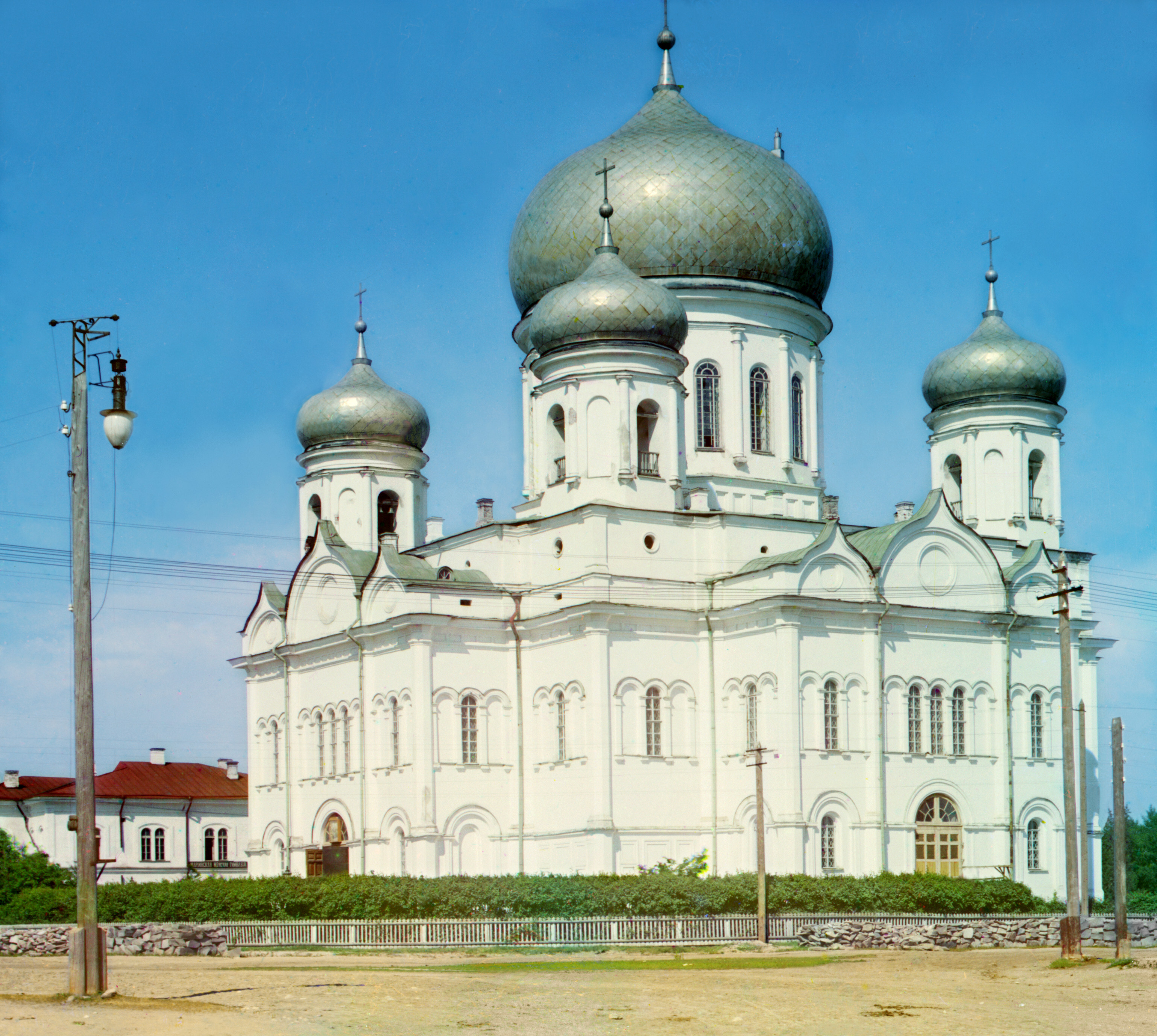 Собор в Петрозаводске, 1915, фотограф Сергей Прокудин-Горский