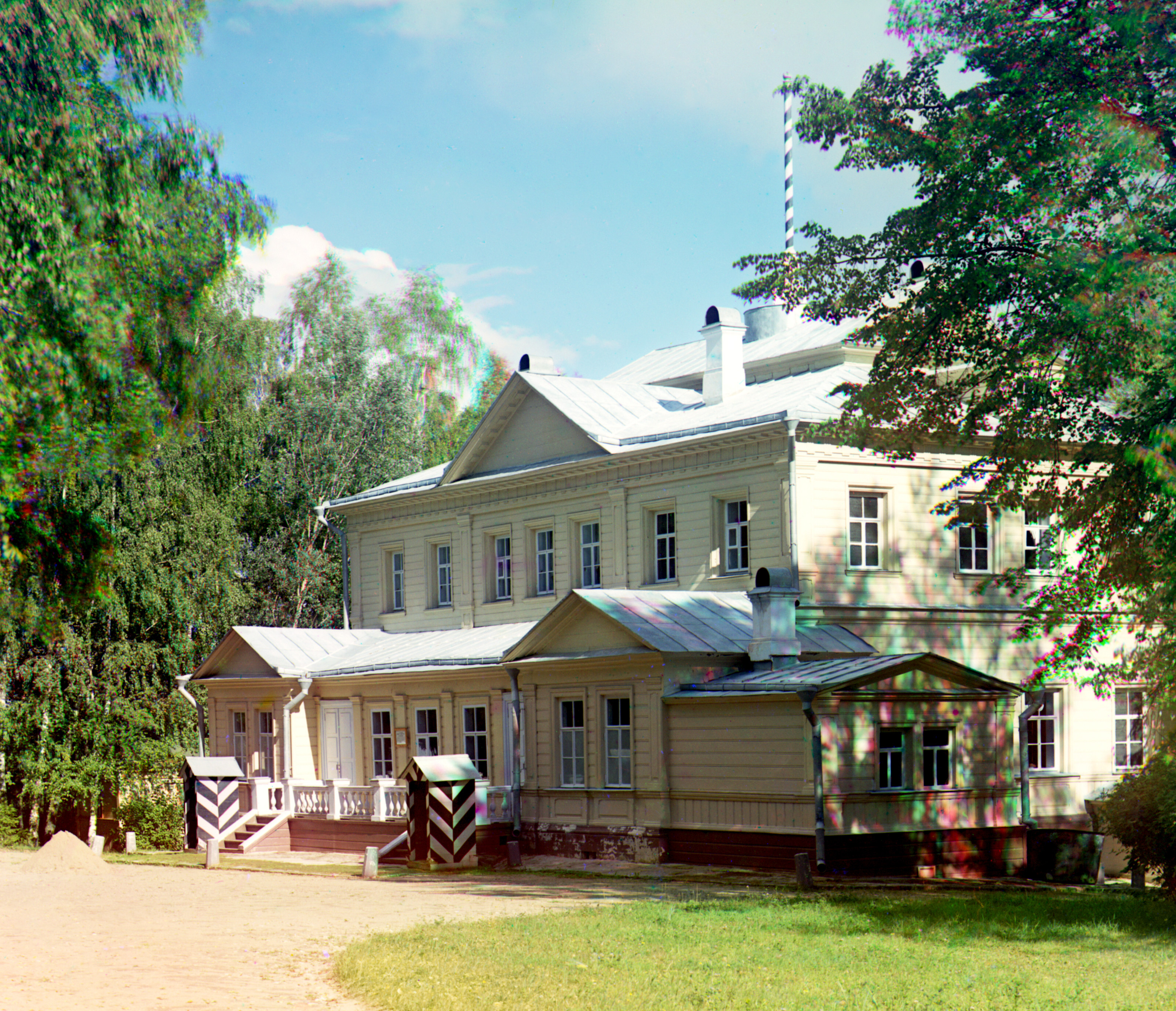 Дворец в деревне Бородино, 1911 г., фотограф Сергей Прокудин-Горский