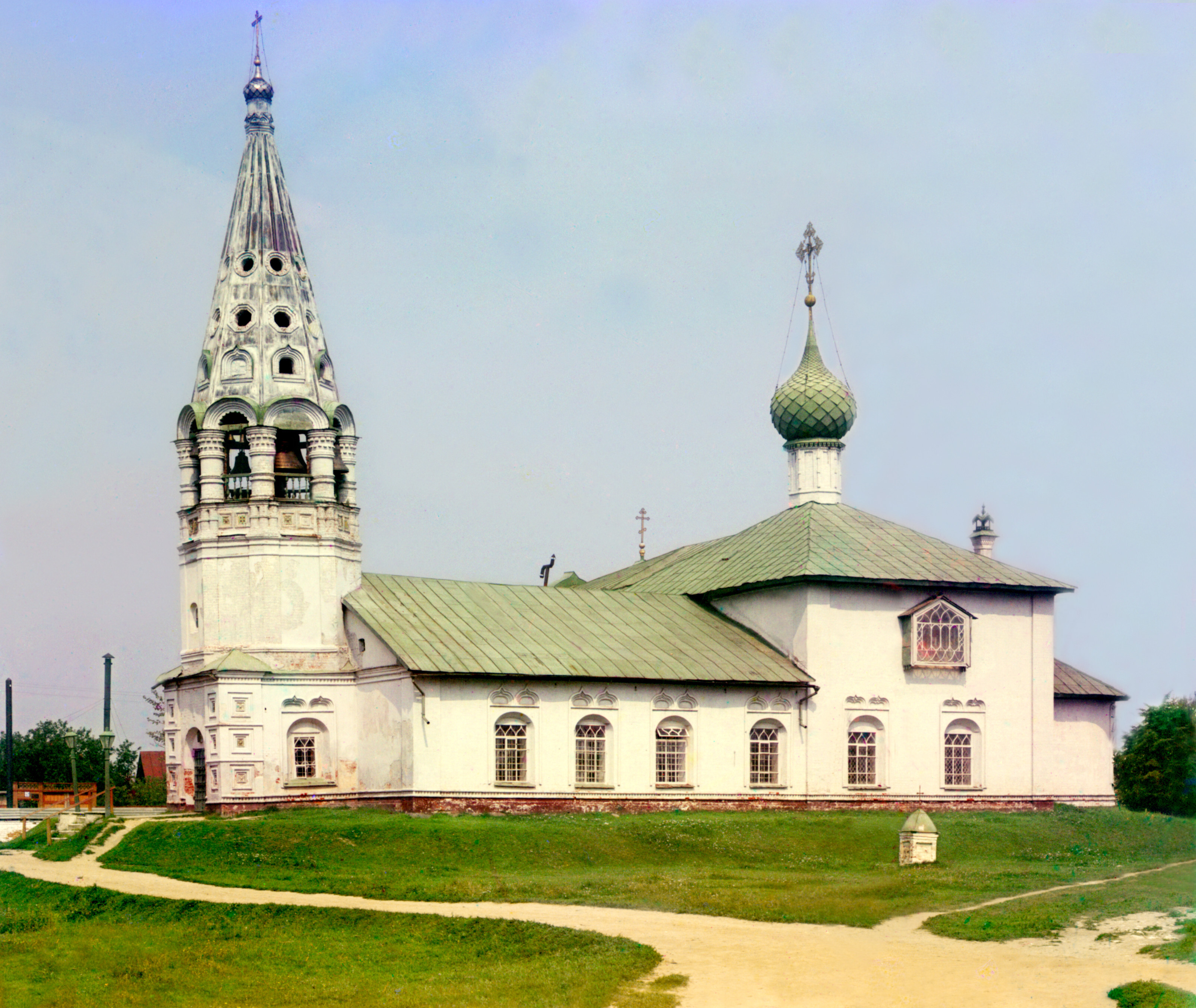 Церковь Федоровской Божией Матери. Ярославль, 1911 г., фотограф Сергей Прокудин-Горский