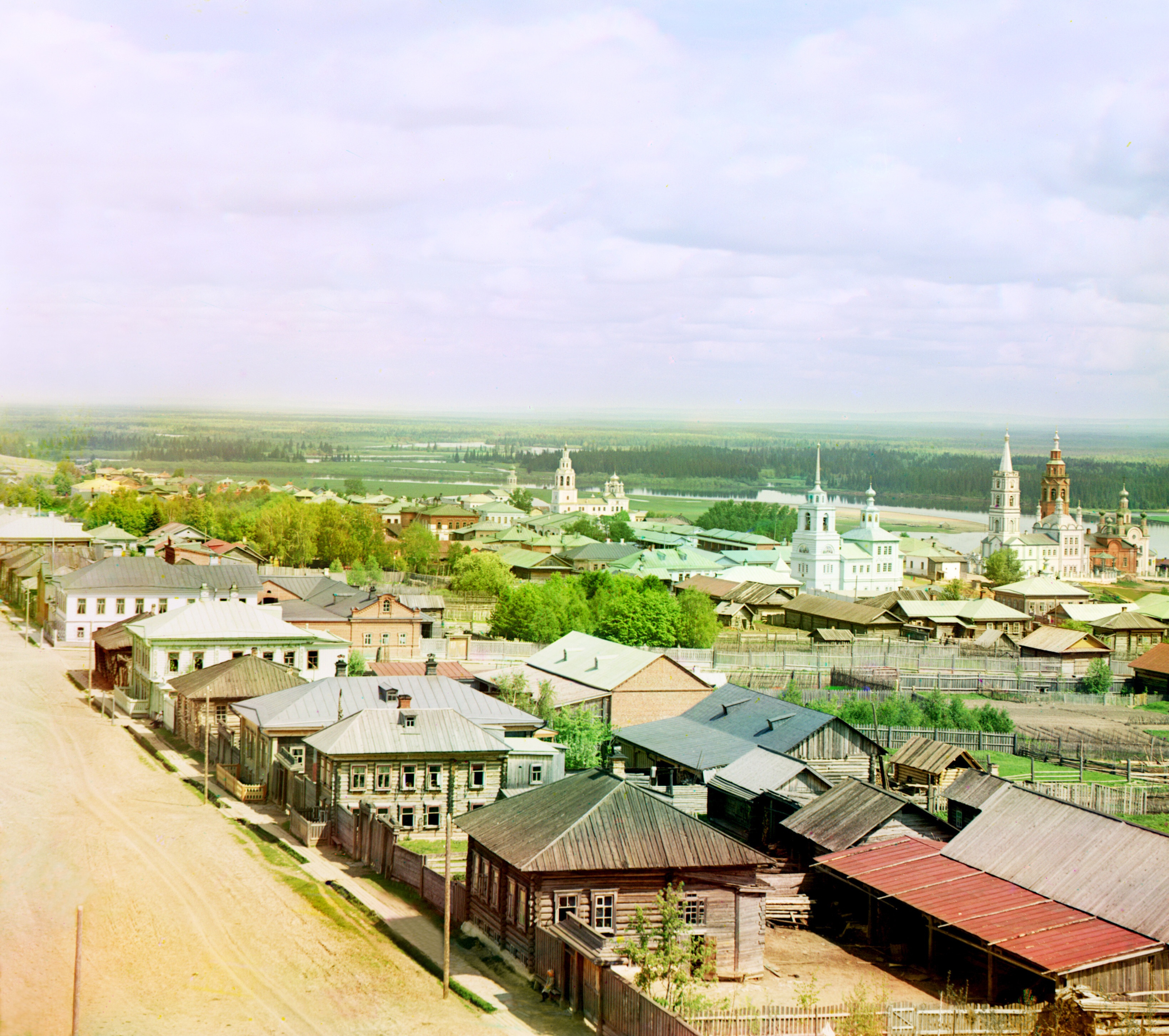 город Чердынь, 1910, фотограф Сергей Прокудин-Горский