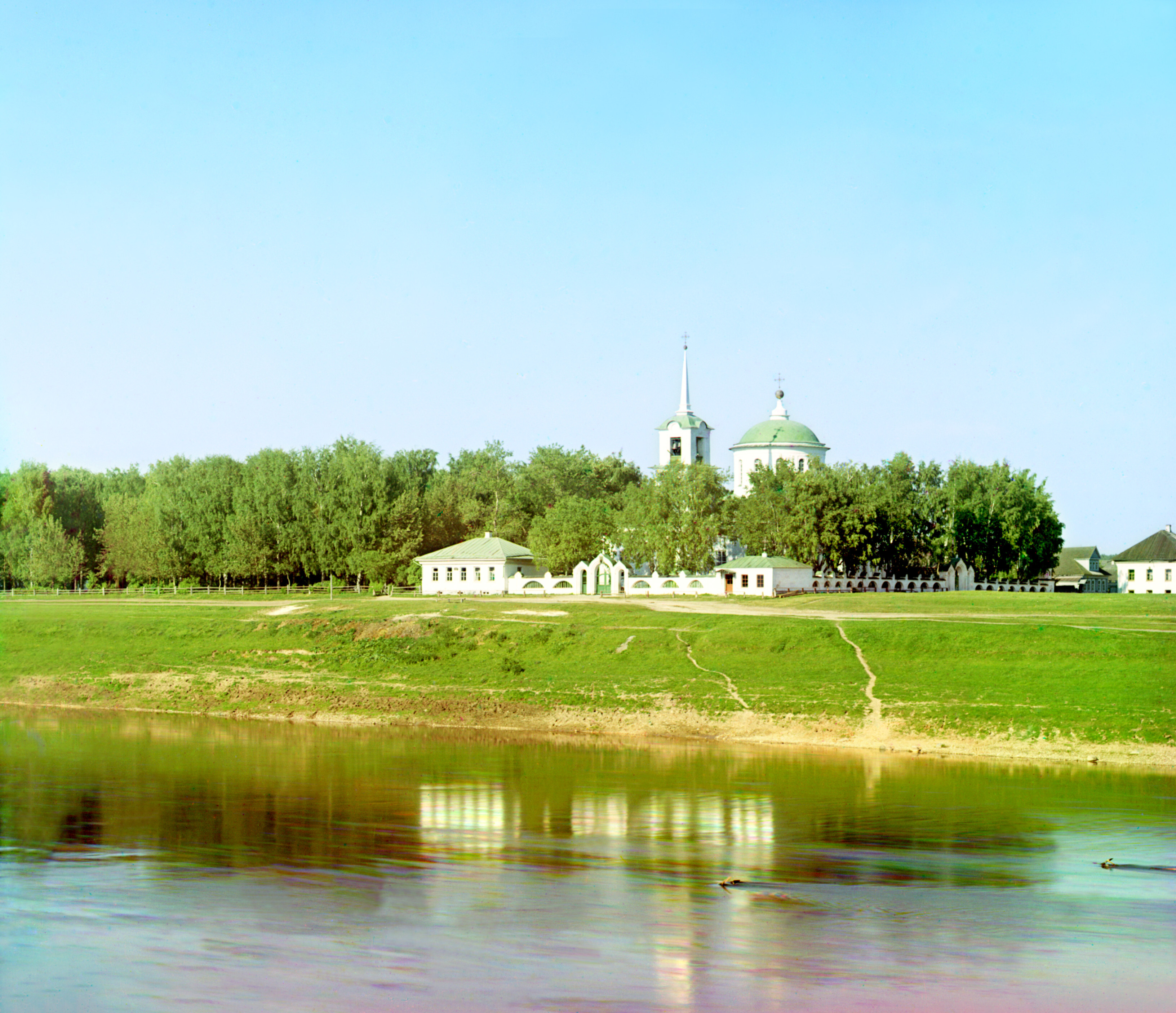 Собор Успения Пресвятой Богородицы, Зубцов, 1910, фотограф Сергей Прокудин-Горский