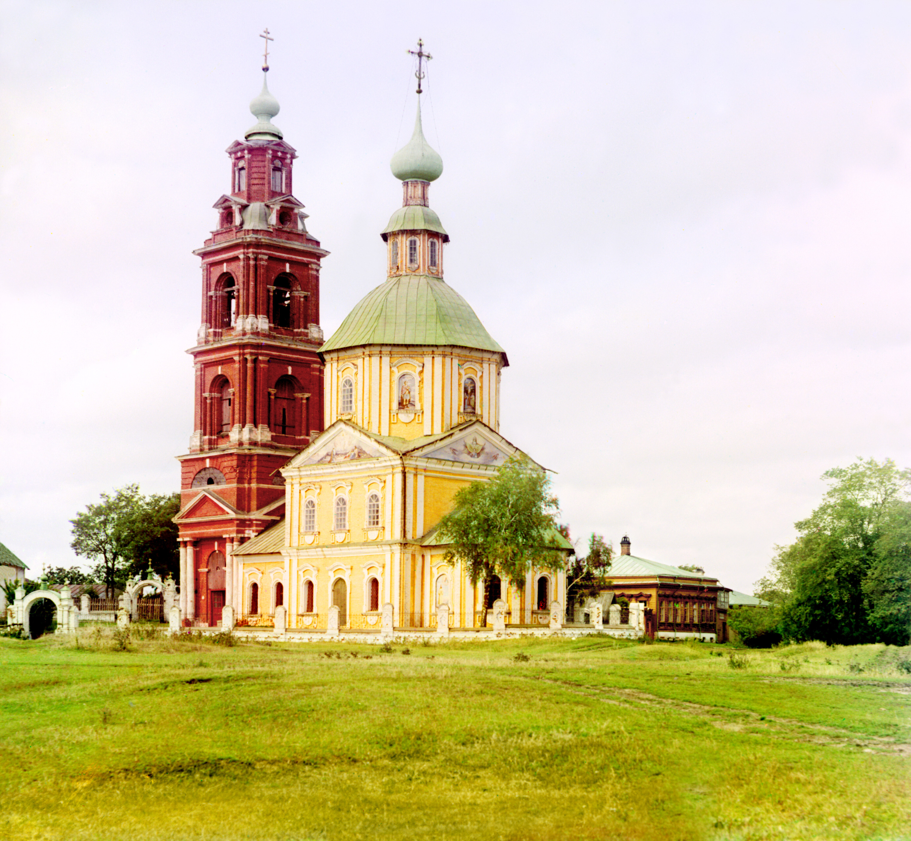 Суздаль. Церковь Димитрия Солунского, 1912 г., фотограф Сергей Прокудин-Горский