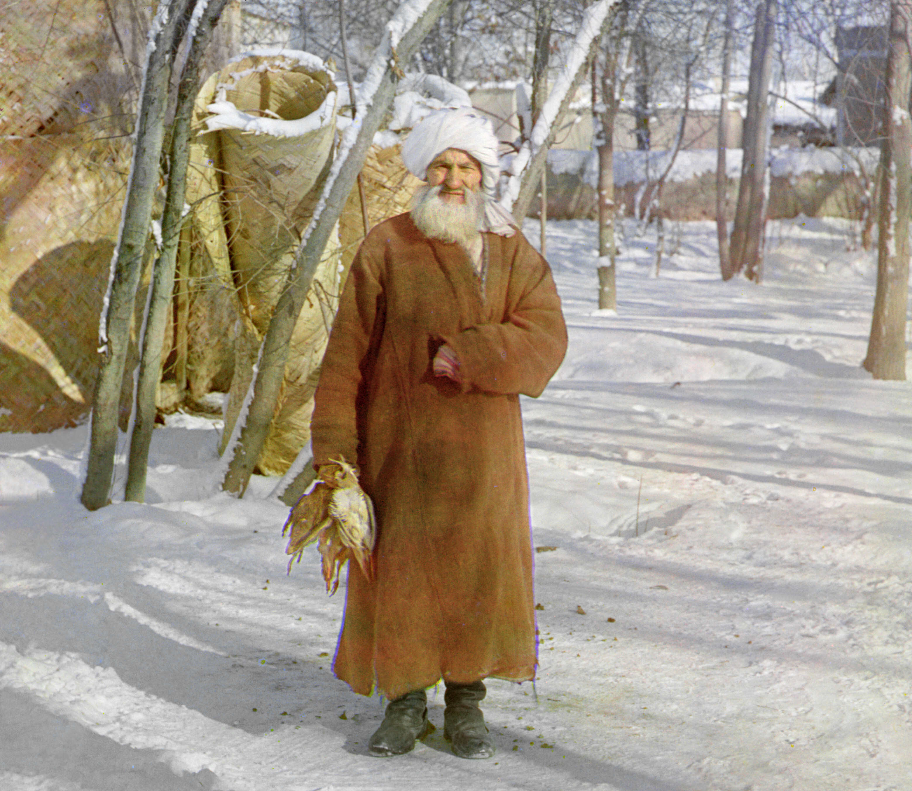 Пожилой сарт (Бабайка), Самарканд, 1905-1915, фотограф Сергей Прокудин-Горский