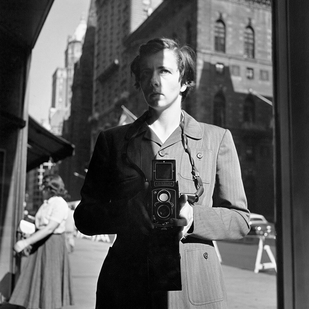 Автопортрет, 18 октября 1953 г., Нью-Йорк, штат Нью-Йорк. Фотограф Вивиан Майер