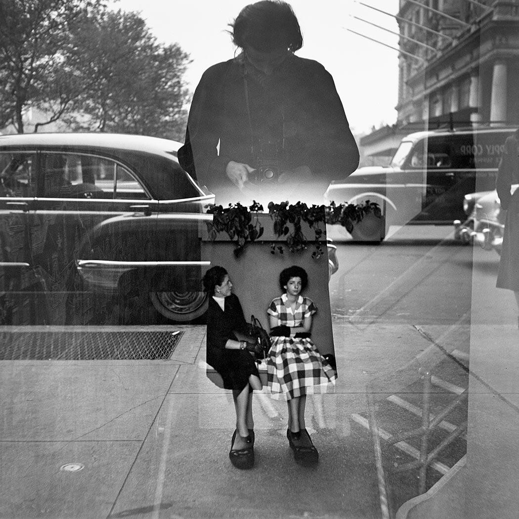 Автопортрет отражение, 1954 г. Фотограф Вивиан Майер