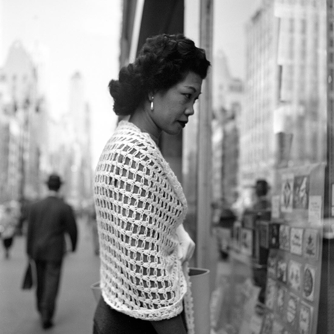 8 октября 1954 г., Нью-Йорк, штат Нью-Йорк. Фотограф Вивиан Майер