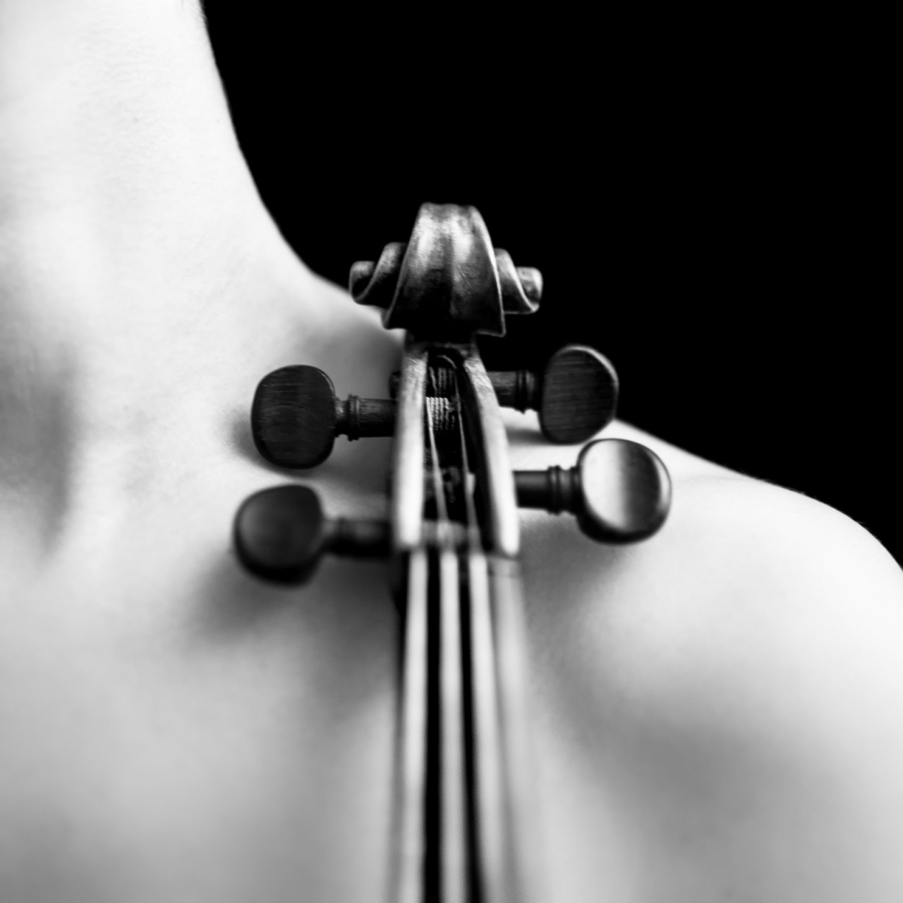 Скрипка на плече. Автор Бенуа Корти