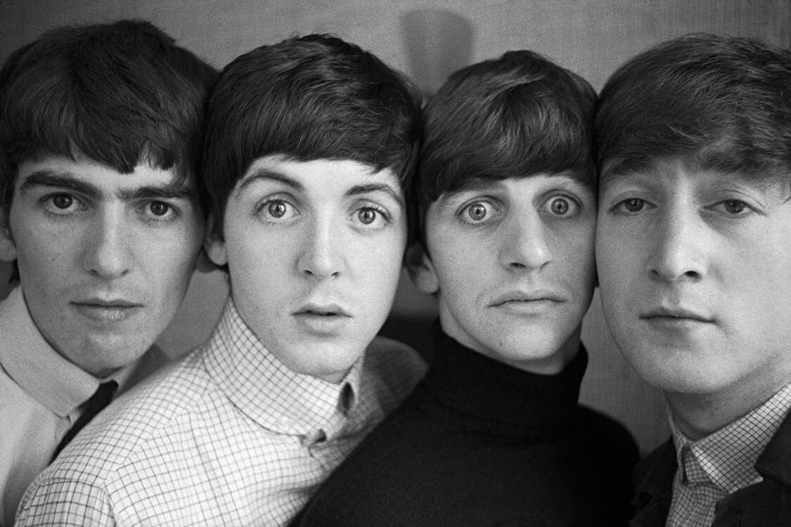 The Beatles в отеле Президент, Рассел-сквер, Лондон, 12 сентября 1963 года. Фотограф Норман Паркинсон