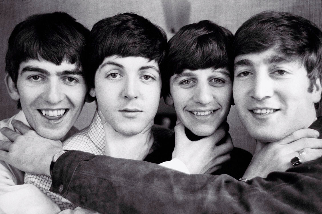 The Beatles в отеле Президент, Рассел-сквер, Лондон, 12 сентября 1963 года. Фотограф Норман Паркинсон