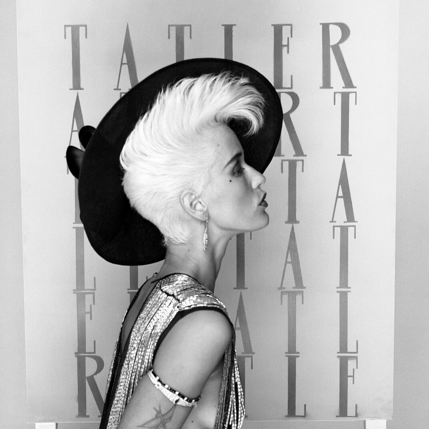 Телеведущая и писатель Паула Йейтс во время съемок Tatler, 1982 год. Фотограф Норман Паркинсон