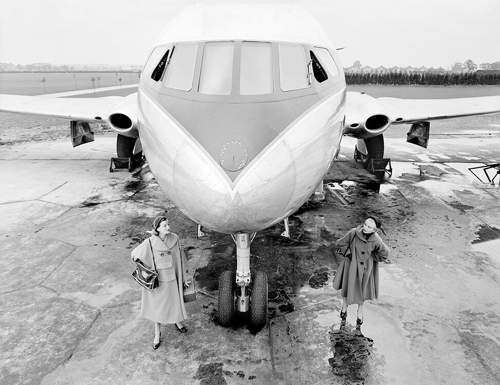 Венда Паркинсон во время фотосессии для Vogue, март 1950 года. Фотограф Норман Паркинсон