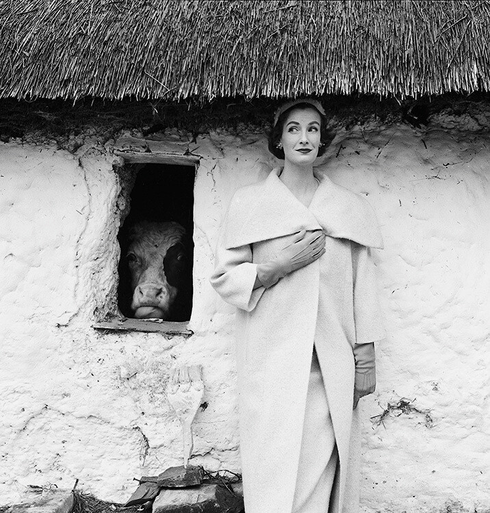 Венда Паркинсон для Vogue, 1954 год. Фотограф Норман Паркинсон