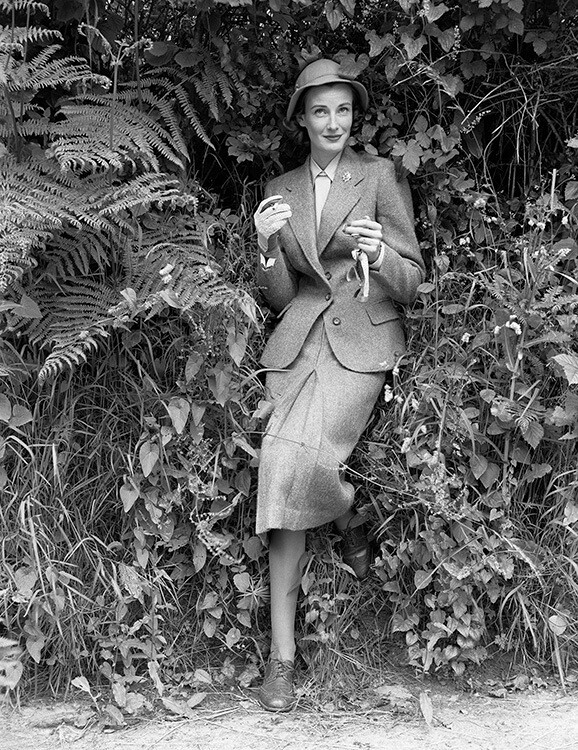 Венда Паркинсон для Vogue, сентябрь 1951 года. Фотограф Норман Паркинсон