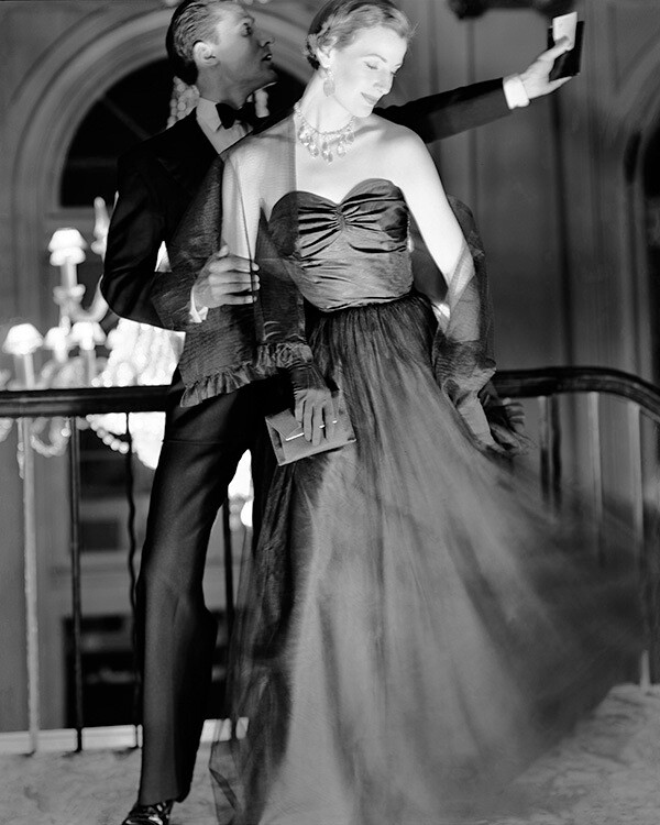 Венда Паркинсон для Vogue, февраль 1950 года. Фотограф Норман Паркинсон