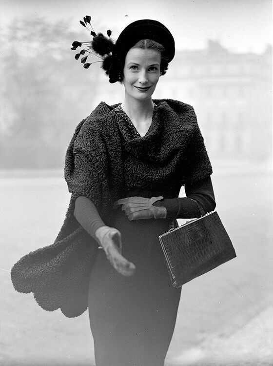 Венда Паркинсон для Vogue, январь 1949 года. Фотограф Норман Паркинсон