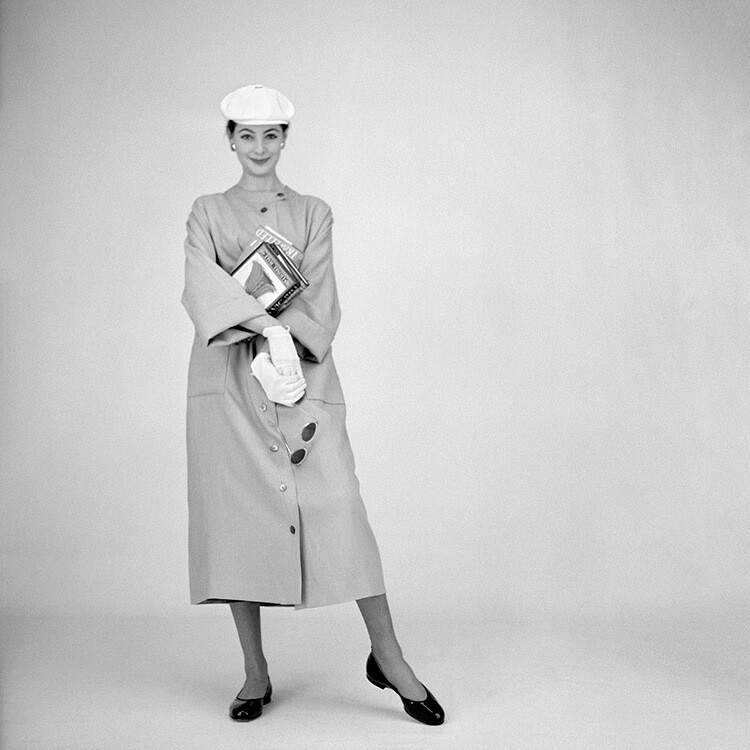 Джин Пэтчетт для Vogue, 1953 год. Фотограф Норман Паркинсон