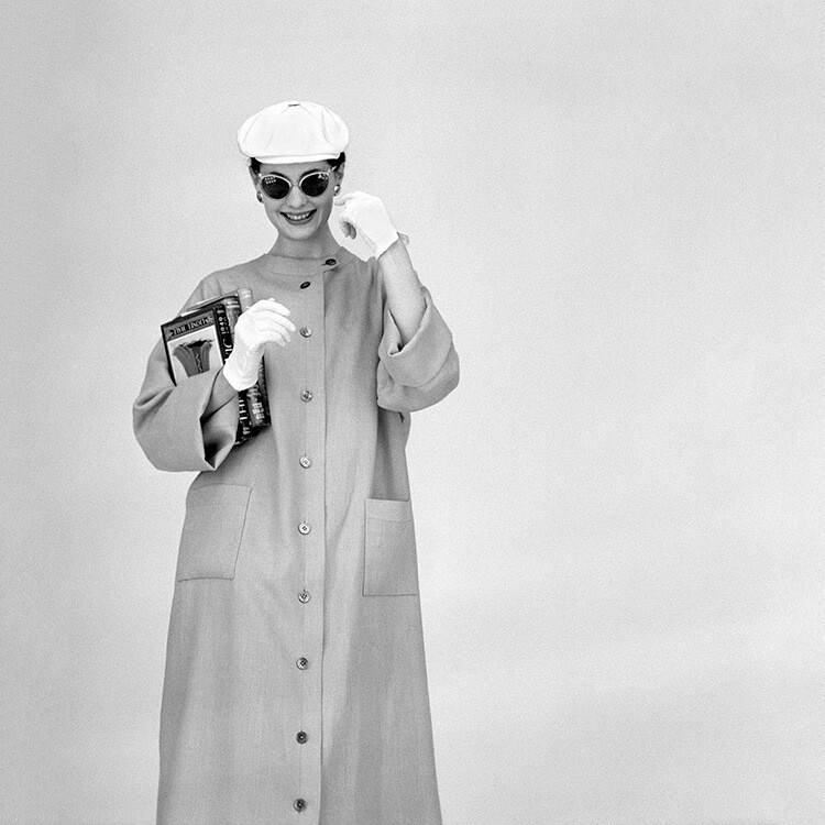 Джин Пэтчетт для Vogue, 1953 год. Фотограф Норман Паркинсон