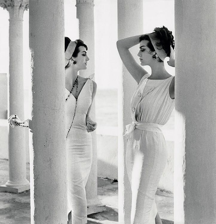 Коллаж Кармен Делль’Орефиче для Vogue, июль 1959 года. Фотограф Норман Паркинсон