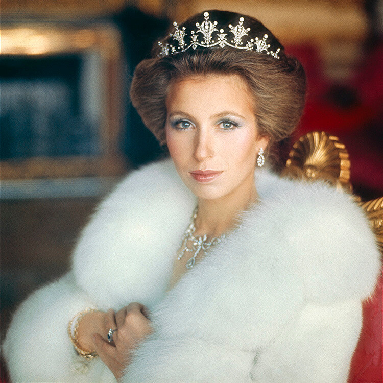 Ее Королевское Высочество принцесса Анна для Vogue в ноябре 1973 года. Фотограф Норман Паркинсон