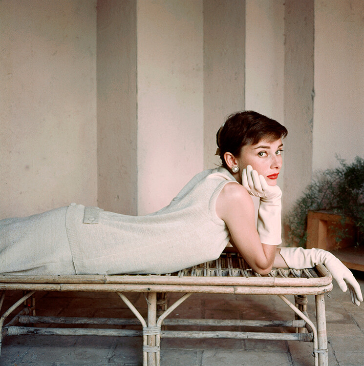 Одри Хепберн, 1955 год. Фотограф Норман Паркинсон