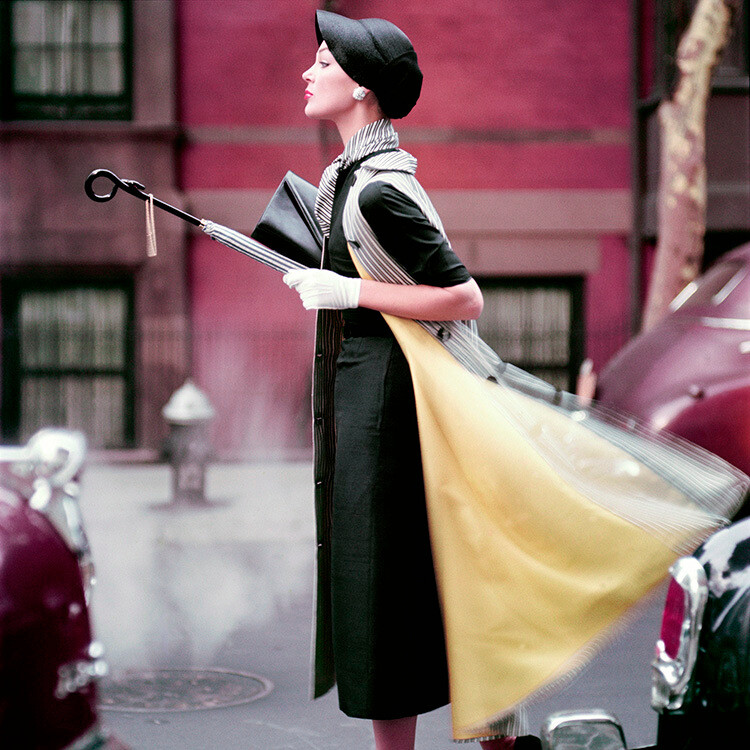 Айви Николсон в Нью-Йорке, Vogue, 1957 год. Фотограф Норман Паркинсон