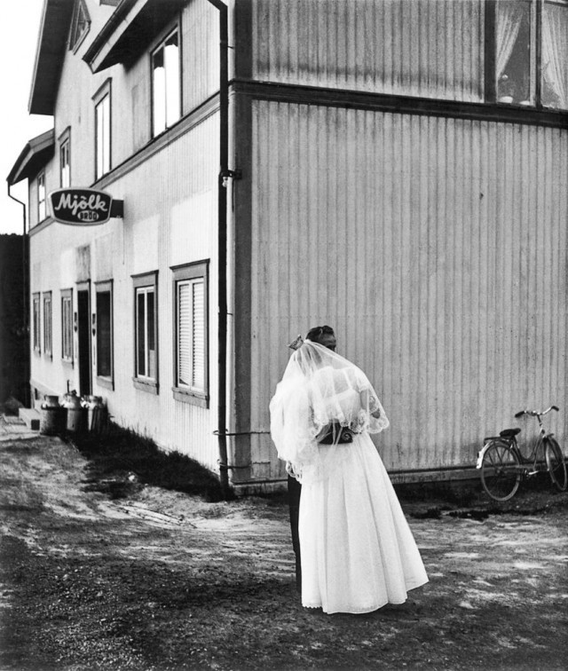 Свадьба Алвара и Ирмы Йоханссон, Эрншёльдсвик, 1957. Автор Суне Юнссон