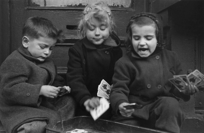 Фотосерия Карточные игроки, Нью-Йорк, 1947 год. Фотограф Рут Оркин 