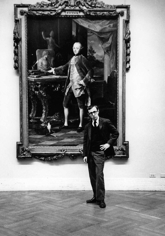 Вуди Аллен в Метрополитен-музее, Нью-Йорк, 1963 год. Фотограф Рут Оркин
