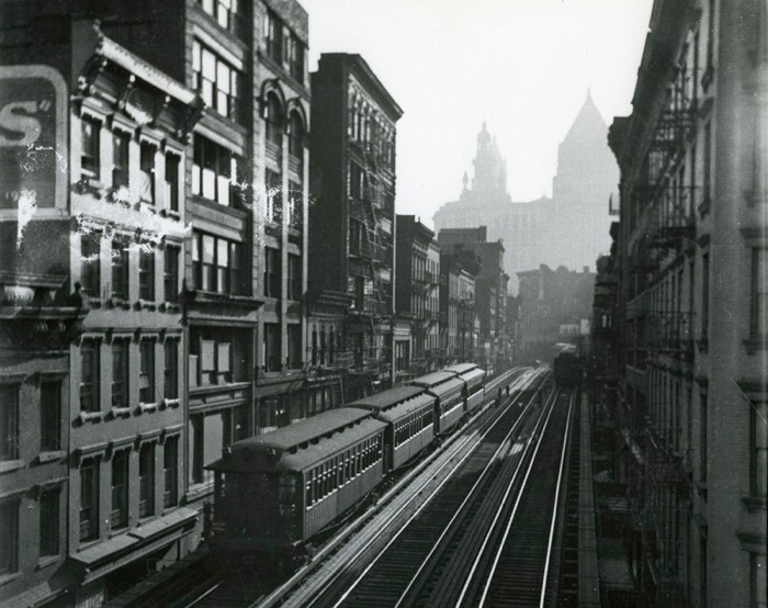 Нью-Йорк Эл, 1939 год. Фотограф Рут Оркин