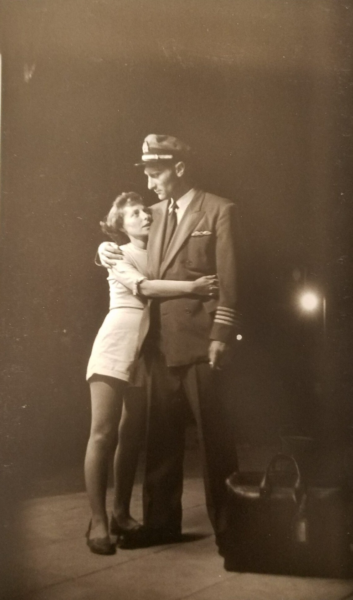 Пилот и жена, Израиль, 1951 год. Фотограф Рут Оркин